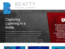 Tablet Screenshot of beattyleadership.com